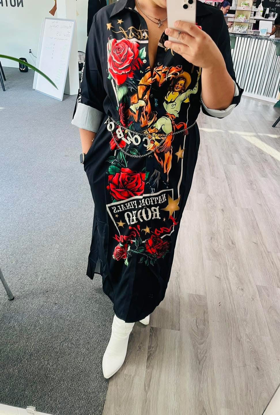 NATIONAL RODEO QUEEN MAXI DRESS