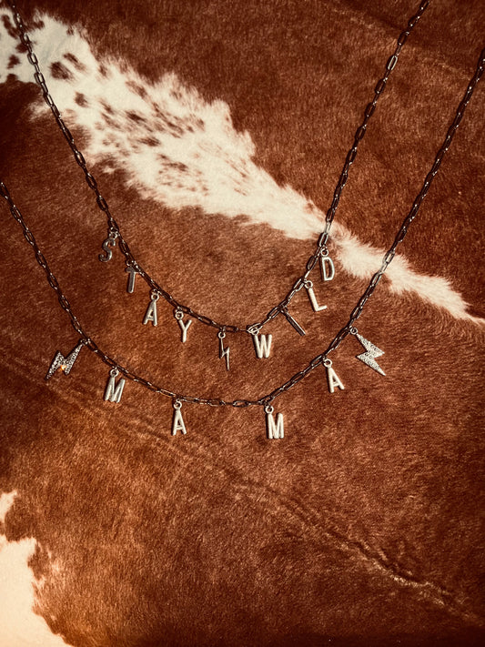 Stay Wild Necklace ⚡️