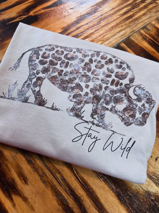 The Stay Wild Bison Tee