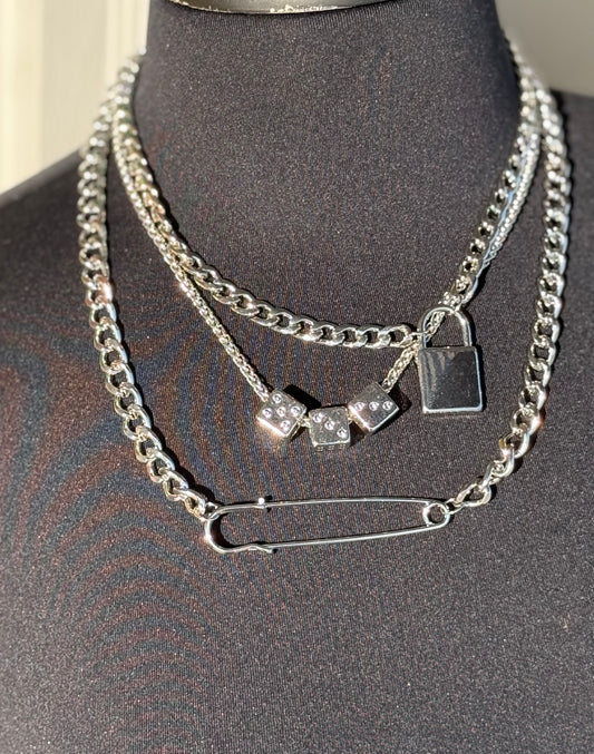 Roll The Risk Necklace