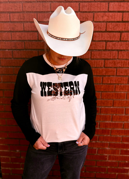RETRO WESTERN LONG SLEEVE