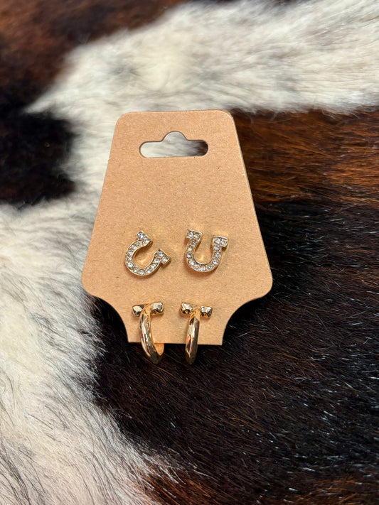 GOLD LUCK EARRINGS